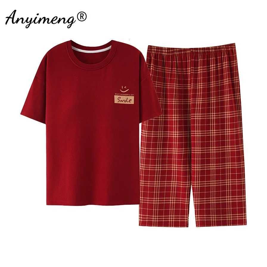 Lounge Women's Sleep Summer Capris Pajamas Cute Cartoon Print Pajama for Women Fashion Pyjamas Soft Cotton Pijamas Plus Size M-5XL SleepwearC2609 - view 3