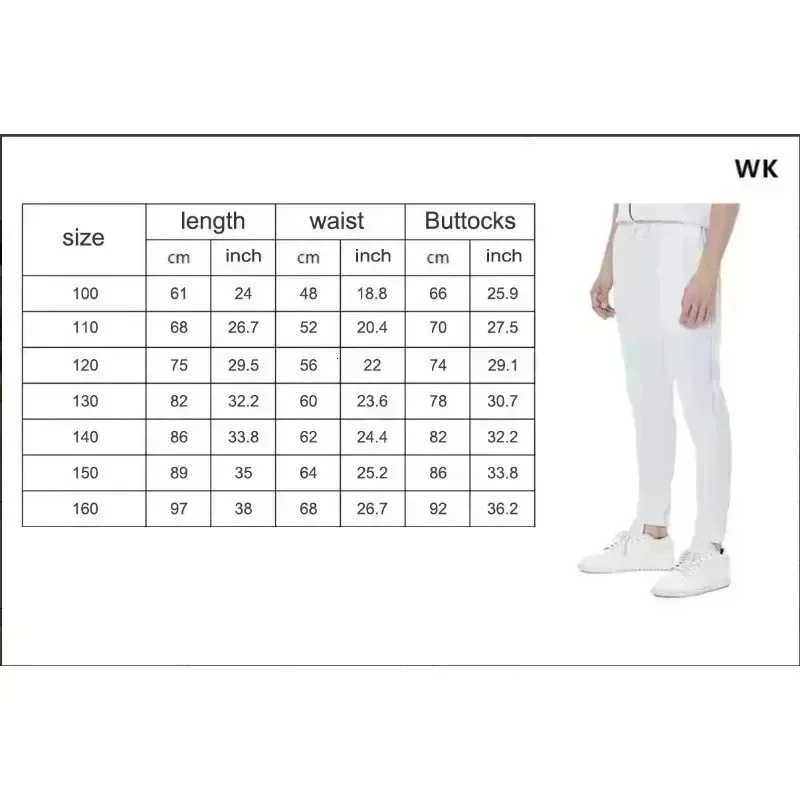 Men's Pants 2026 Summer White Loose Wide Leg Sweatpants Abstract Curve Print Elastic Waist Casual Hip Hop Dance Jogger Pants D260924 - view 7