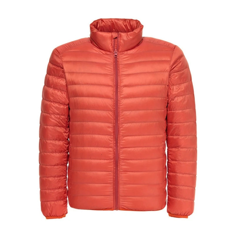 Men's Lightweight Water-Resistant Packable Puffer Jacket Arrivals Autumn Winter Male Fashion Stand Collar Down Coats 260923 - view 7
