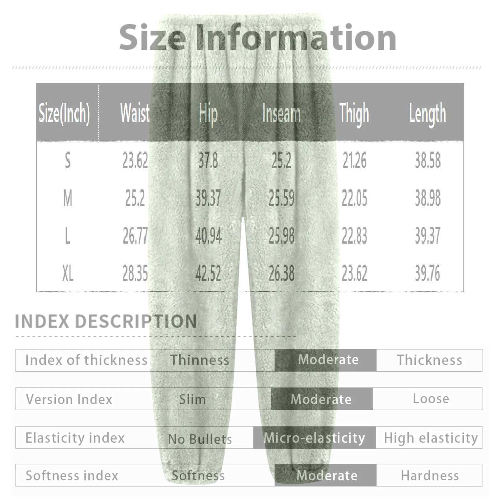 Women's Sleep Lounge Women's Simple Solid Color Plush Comfortable Tapered Pants Fashionable Fall and Winter Warm Casual Soft Pajama Trousers - view 7