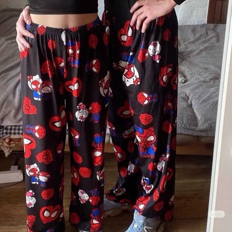 Sleep Lounge Women's New Cartoon Cat Plush Sleep Pants For Women Flannel Coral Fleece Pajamas Pants Soft Warm Loungewear For Home And OutdoorC260