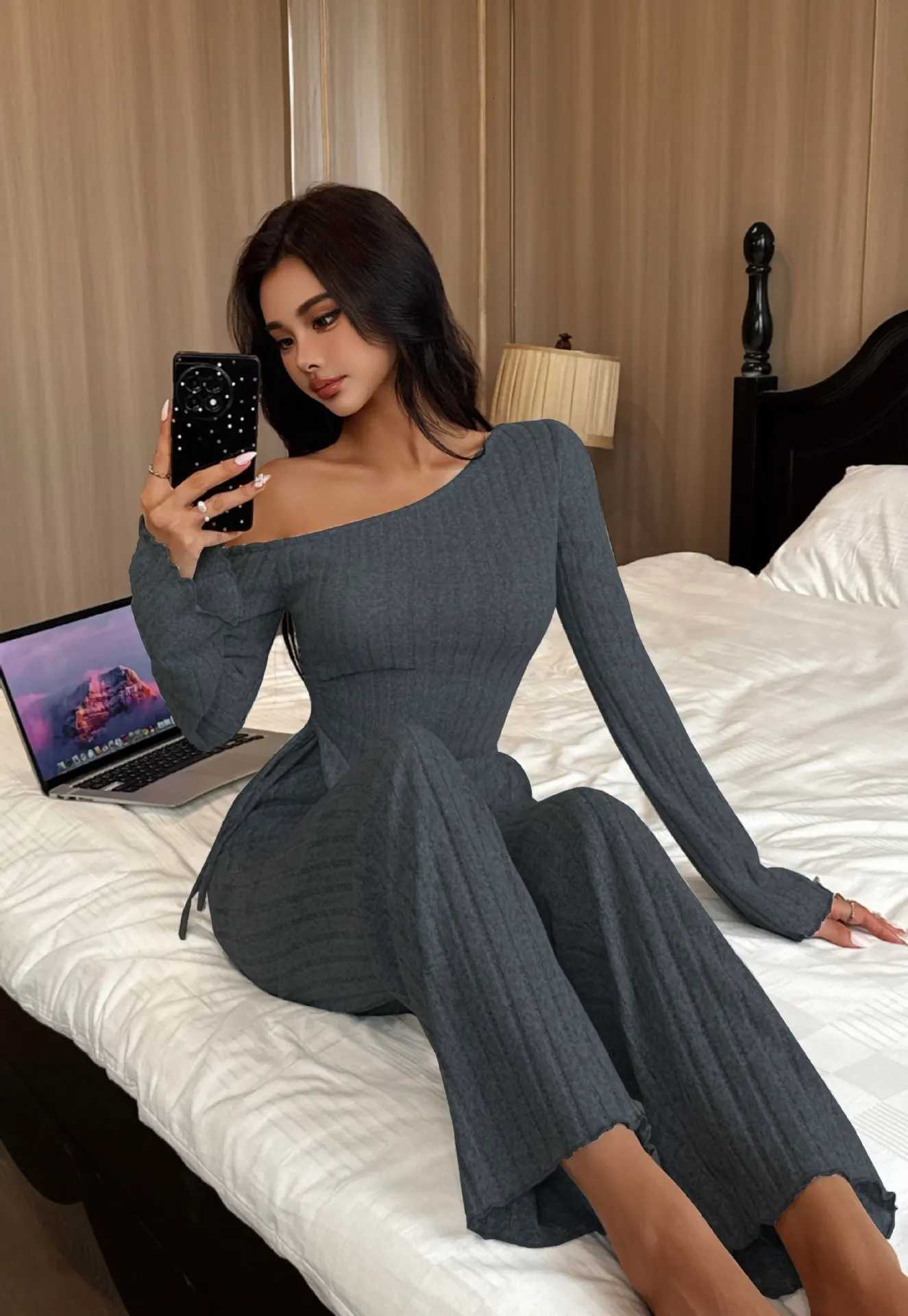 Women's Sleep Lounge Winter Pajamas Woman Set Home Suit for Women Winter Warm Sleepwear Sexy Nightwear Women Women's Pajamas With Pants Paja