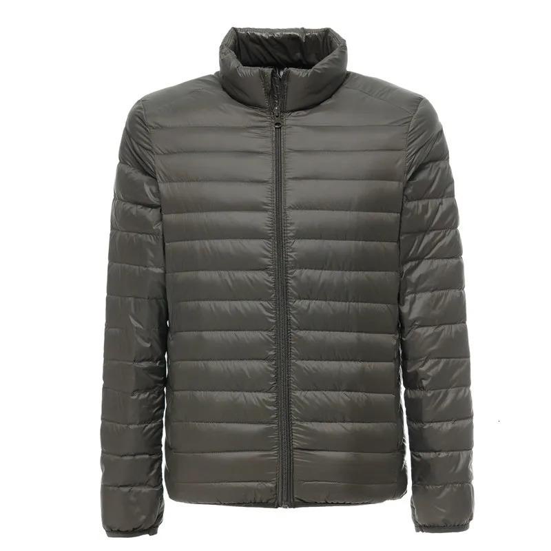 Men's Lightweight Water-Resistant Packable Puffer Jacket Arrivals Autumn Winter Male Fashion Stand Collar Down Coats 260923 - view 6