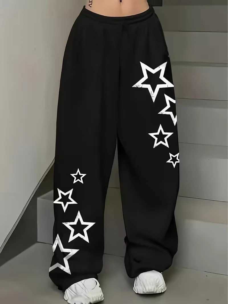 Men's Pants Star minimalist pattern printed pants for both men and women oversized casual sports pants street pants Gothic loose fit D260924