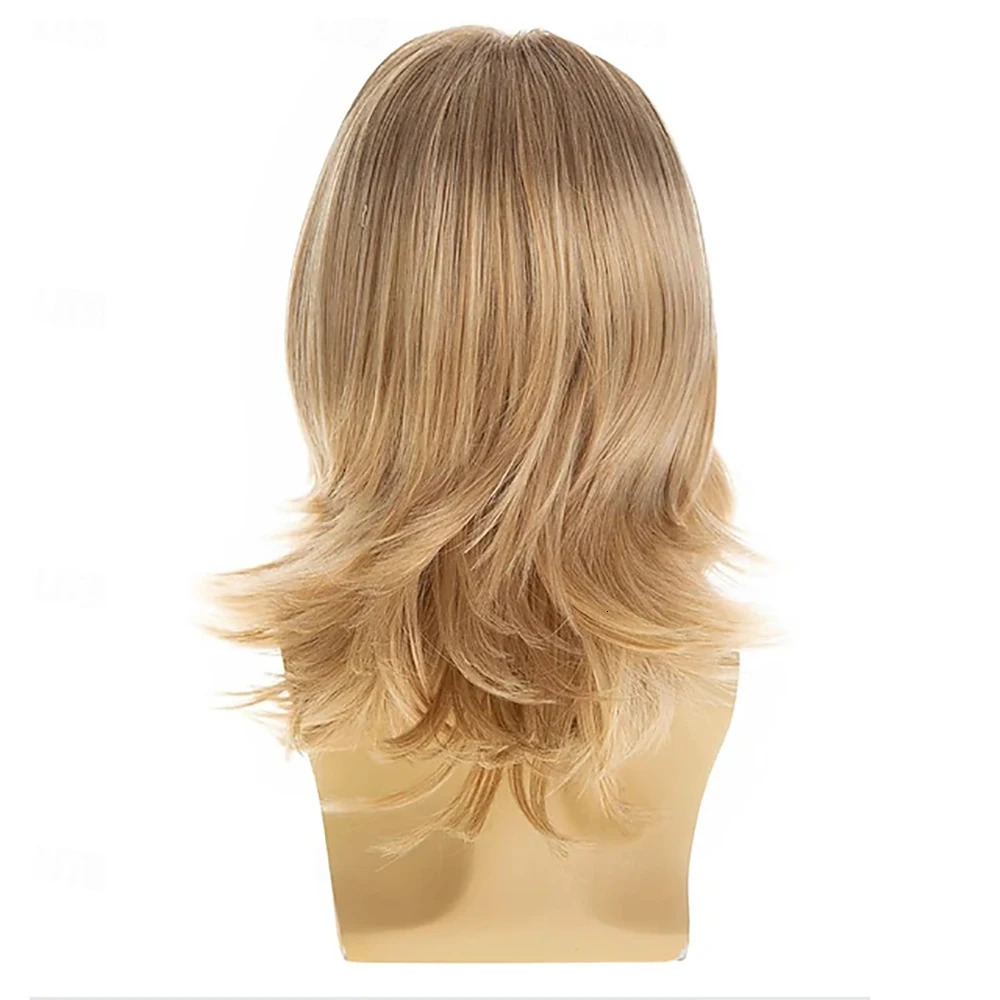 HAIRJOY Synthetic Hair Men Blonde Wig Short Layered Synthetic Wig Halloween Cosplay Costume Party Full Wigs 260922 - view 6