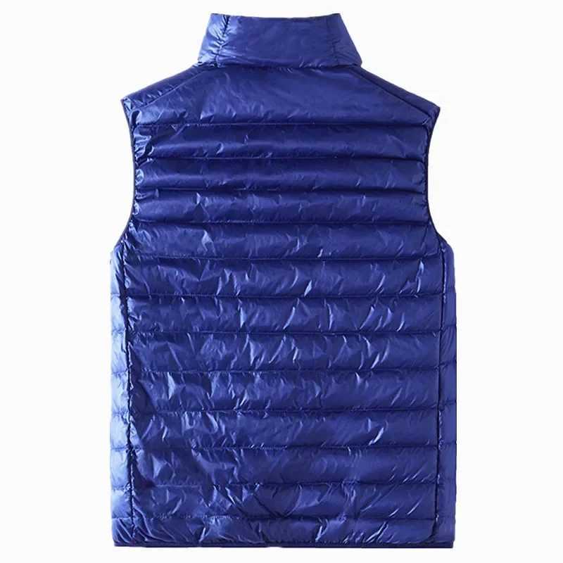 Standing Outdoor Jackets Hoodies Black Collar Men's Light/Thin Sleeveless Vest Jacket Wine Red Blue Gray Green Available Asian Size Waistcoat Coa - view 5