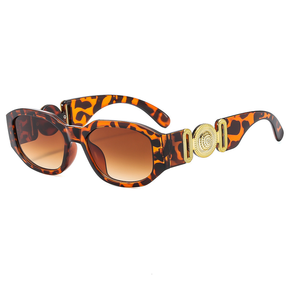 Luxury Brand Designer Sunglasses New European And American Style Small-Frame Unique Polygonal Irregular Head-Shaped Sunglasses, Trendy For Cross-Borde - view 5