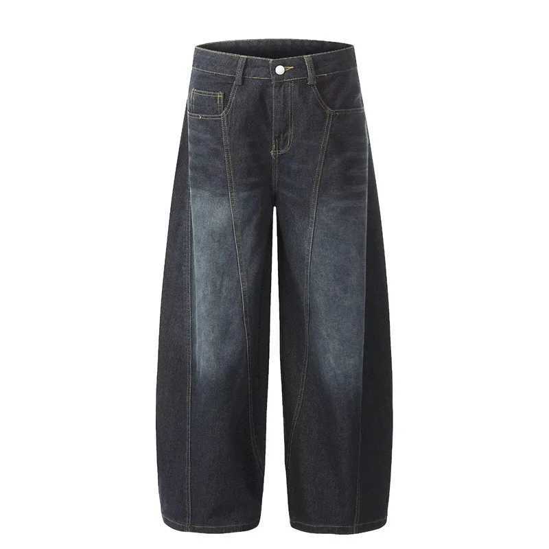 Men's Jeans New Men's American Goth Letter Printed Baggy Denim Pantalones Spring Y2K Streetwear Straight Jeans Hip Hop Fashion Jean Trousers - view 7