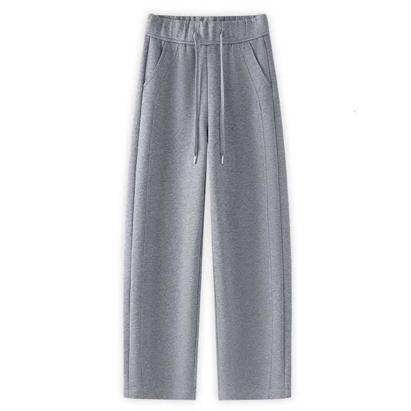 Men's Pants 2026 Narrow Version of The Wide-leg Sweatpants Women 2025 New High-waisted Drape Loose Casual Pants Drape Thin Straight Pant D260924 - view 7