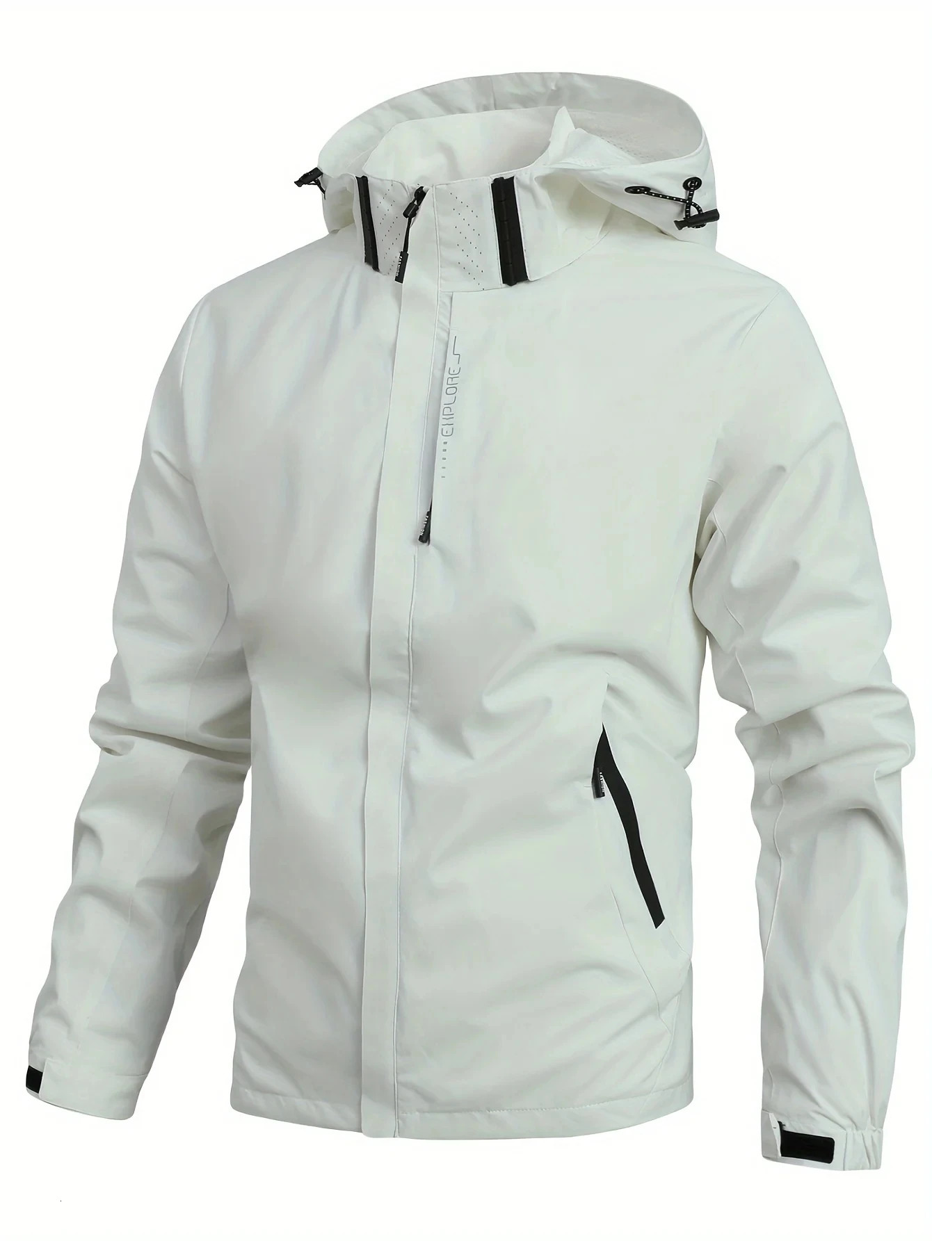 Mens Waterproof Rain Jacket Lightweight Outer Hooded Outdoor Raincoat Hiking Windproof Jacket Climbing Outdoor Jackets 260924 - view 6