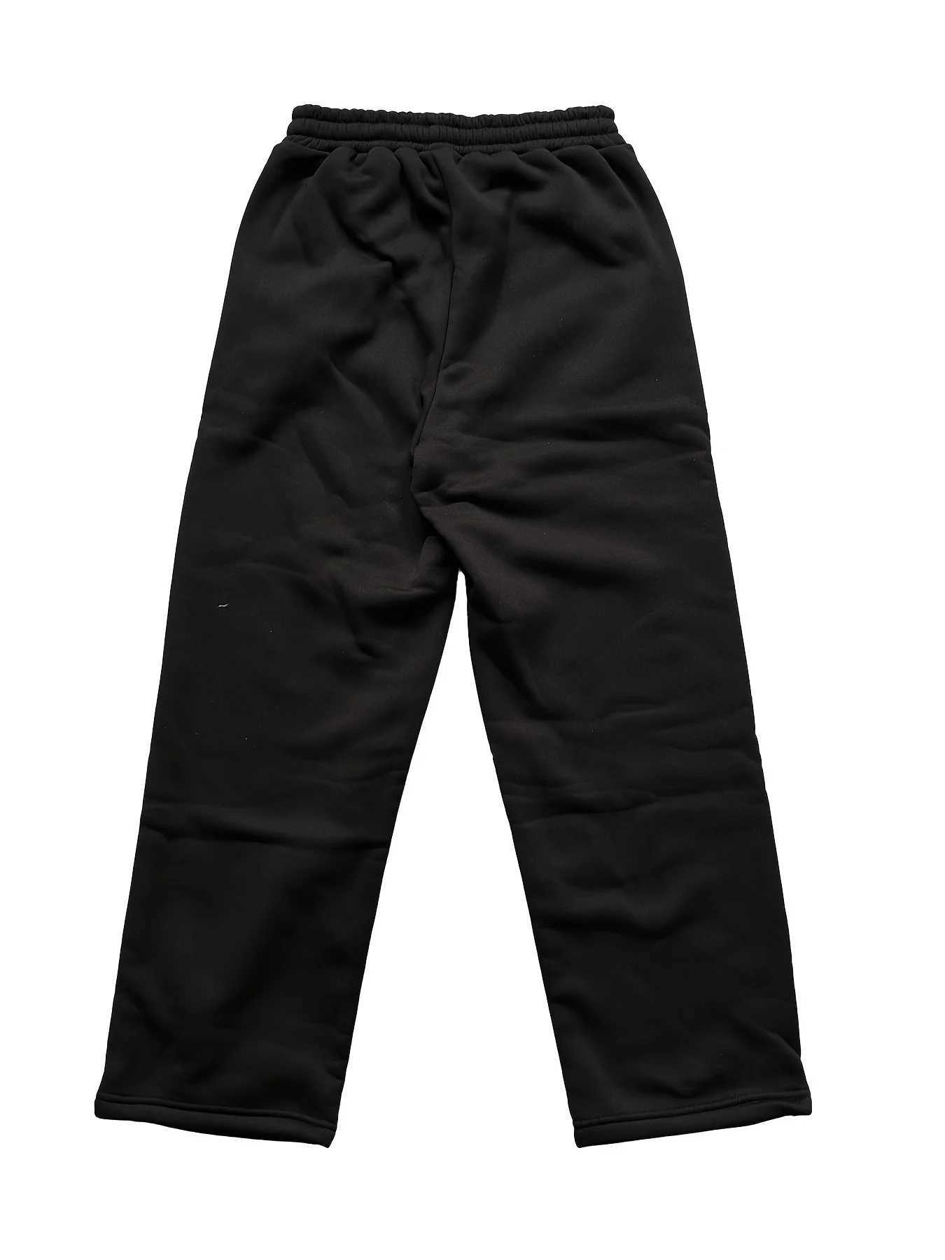 Men's Pants Men's -lined casual trousers classic street style loose-fitting straight leg trousers unisex and couple style. D260924 - view 4