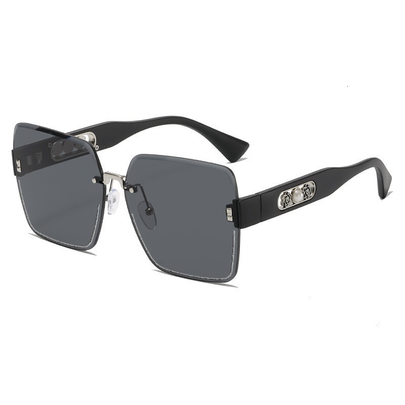 Luxury Fashion Designer Sunglasses High-End Frameless Gradient Color Fashion Trendy Sunglasses For Men Women, Ins-Style, Versatile And Uv-Protective