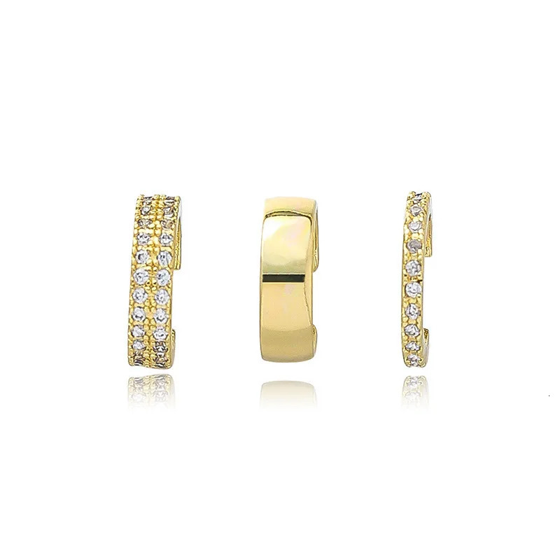 2026 Fashion Gold Color Circle NonPiercing Ear Clip Earrings for Women Man Piercing Cuff Jewelry Set Gift 260910 - view 7