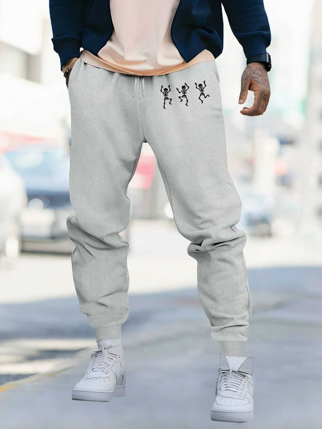 Men's Pants Mens Print Lounge Pants New Style Autumn Winter Male Fashion Streetwear Casual Comfort Fitness Sporty Sweatpants D260924 - view 5