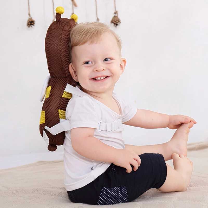 Backpacks Carriers Slings Baby anti fall headrest backpack baby learning to walk back anti-collision breathable protective pad C2609221 - view 5