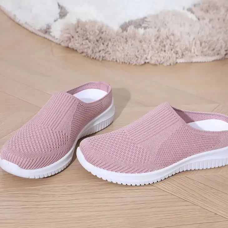 Women's Summer Shoes Plus Size Casual Single Ladies Shoes Soft Sole Cover Half Slippers Sale Shoes with 260918 - view 5