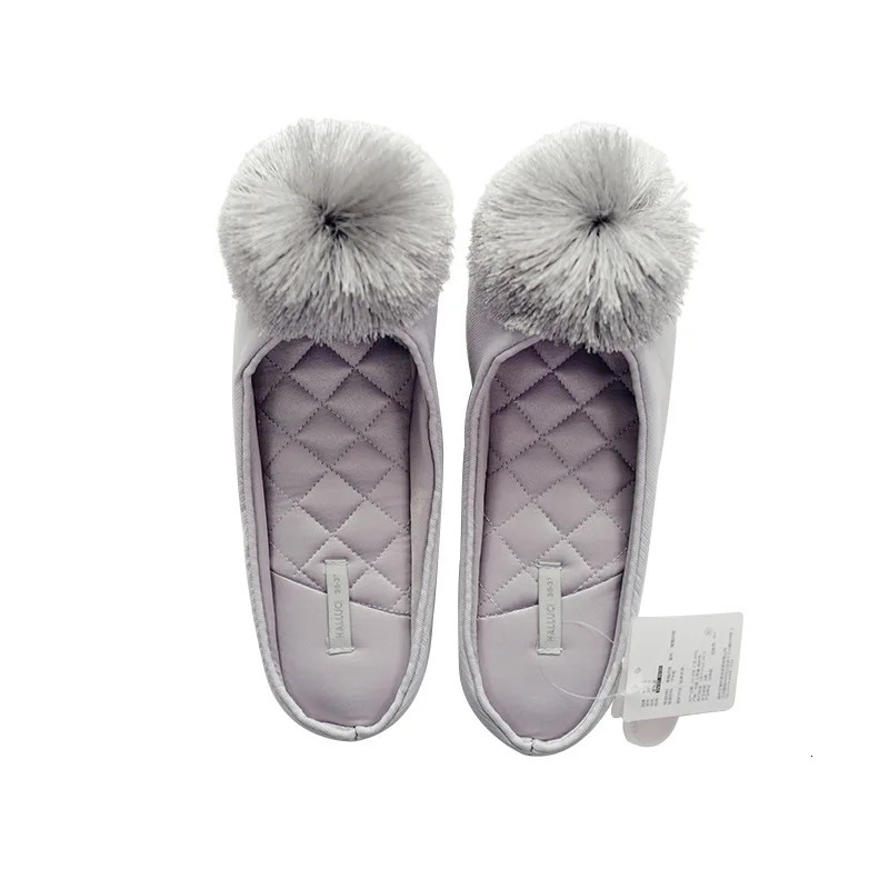 GKTINOO Autumn Winter Warm Women Home Slippers Soft Non-slip Indoor Shoes Cute House Slip On Flat Slides Ladies Fur Slippers 260918 - view 3