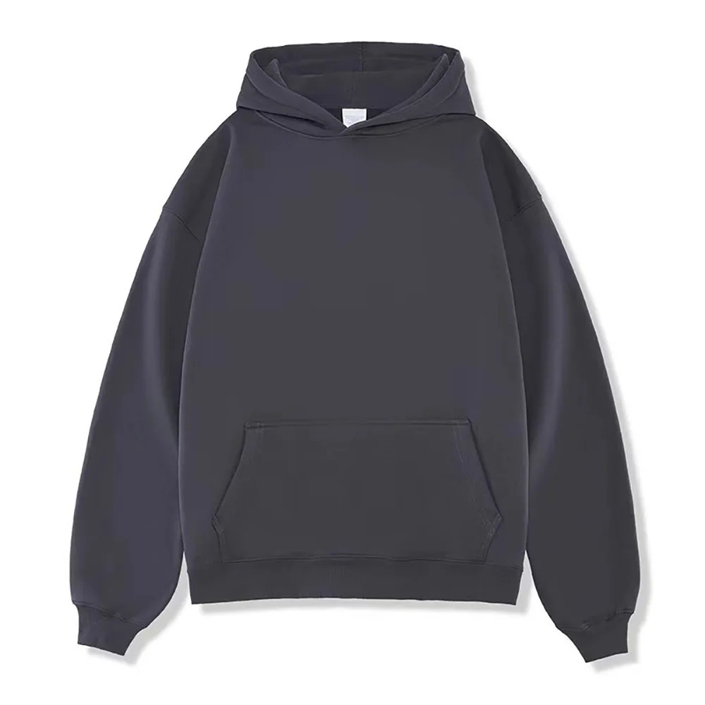 Women Hoodies Pullover Solid Color Hooded Sweat Shirts Jogger Long Sleeve Black Jogging Sweatshirt Men Sport Top Winter Clothing 260924 - view 4