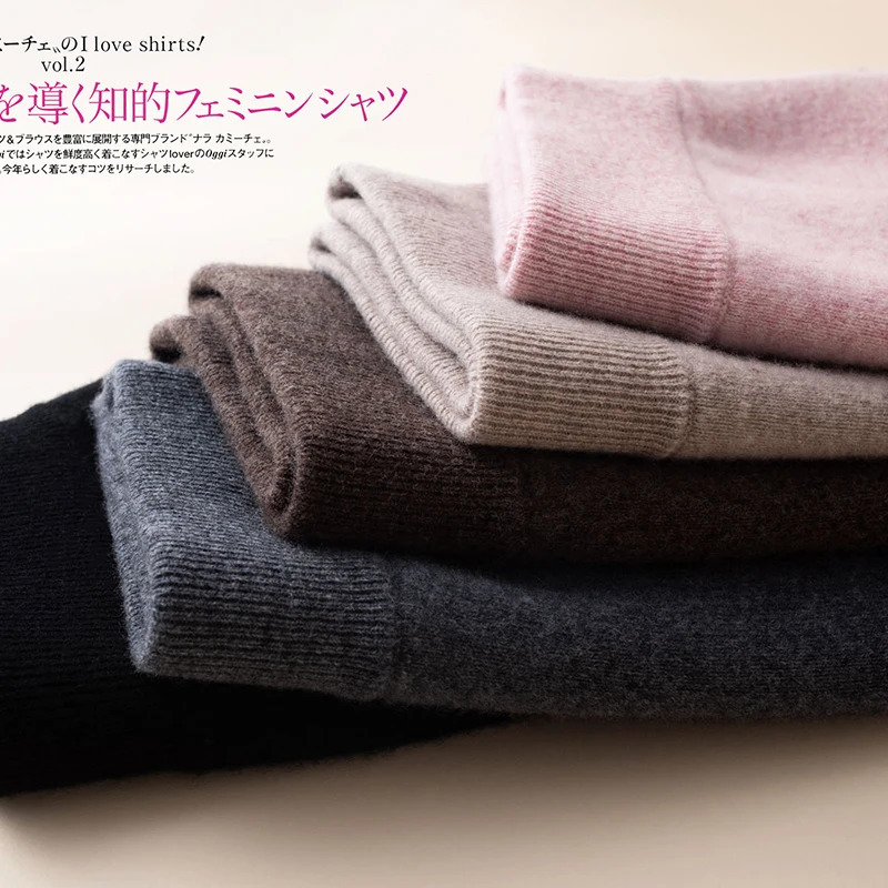 100% Pure Wool Skirt Womens Autumn and Winter MidLength HighWaisted Thin Cashmere Skirt Knitted AllMatch Hip Skirt 260923 - view 6