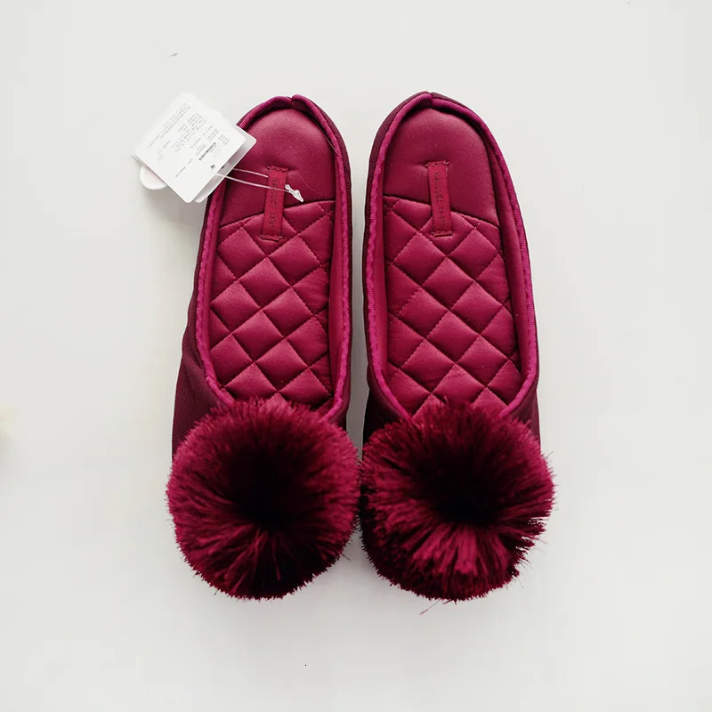 GKTINOO Autumn Winter Warm Women Home Slippers Soft Non-slip Indoor Shoes Cute House Slip On Flat Slides Ladies Fur Slippers 260918 - view 4