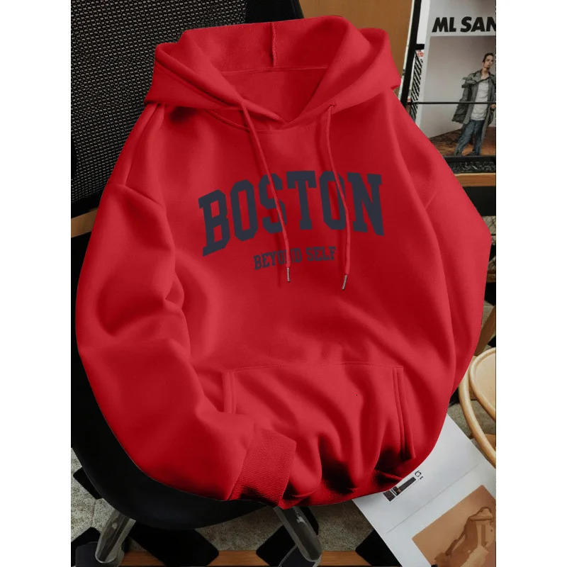 2026 Men's Loose Hoodie Thin Spring Autumn Versatile Casual No Pilling Fade Resistant 260922 - view 3