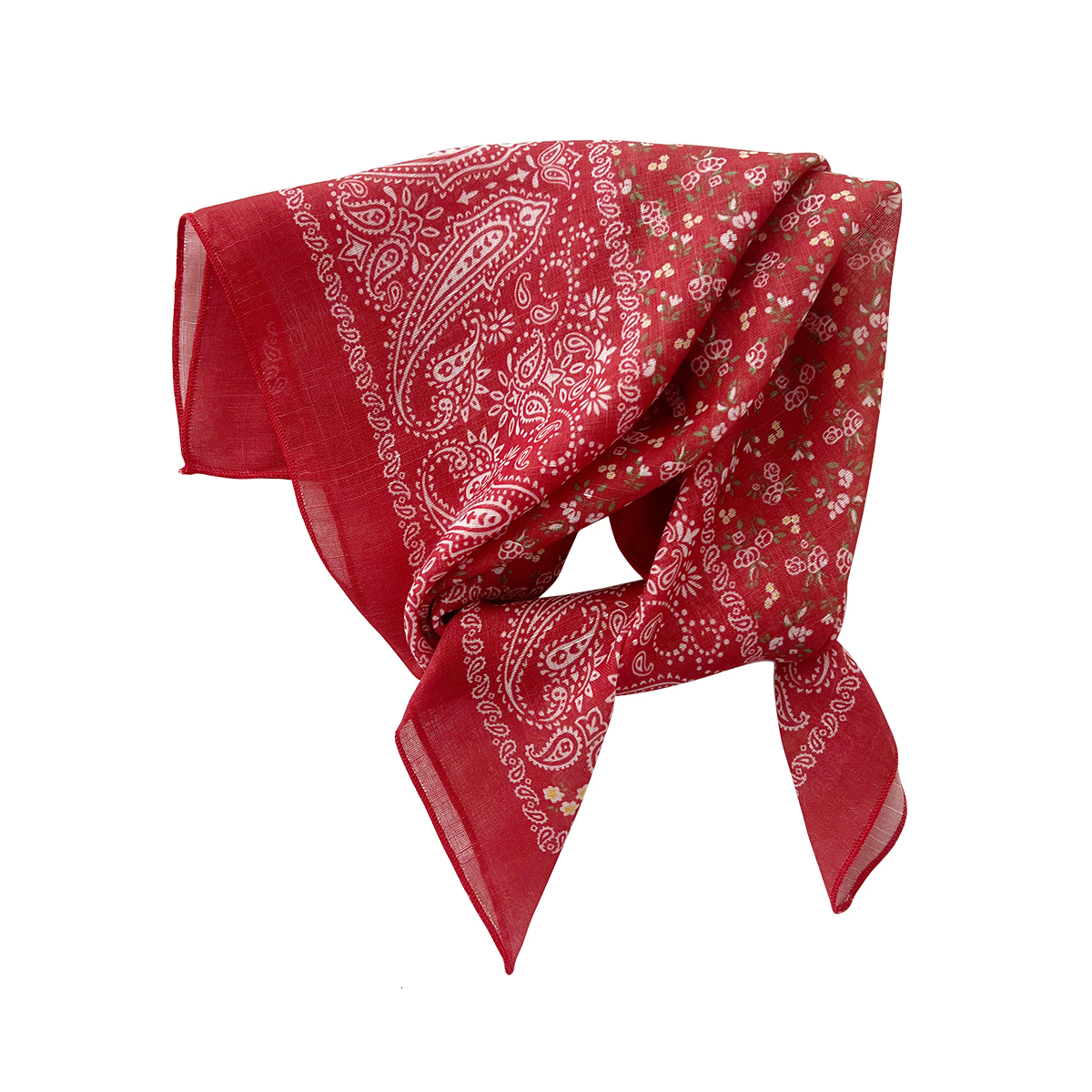 Korean-style, relaxed, pastoral floral women, lightweight versatile accessory for spring and summer, perfect as a retro headscarf or decorative scarf - view 6