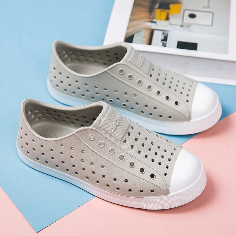 Summer Kids Beach Sandals Boys Cave Girls Garden Clogs EVA Lightweight Shoes Sports Water Shoes Unisex Slip-On Children Sandals 260923 - view 4