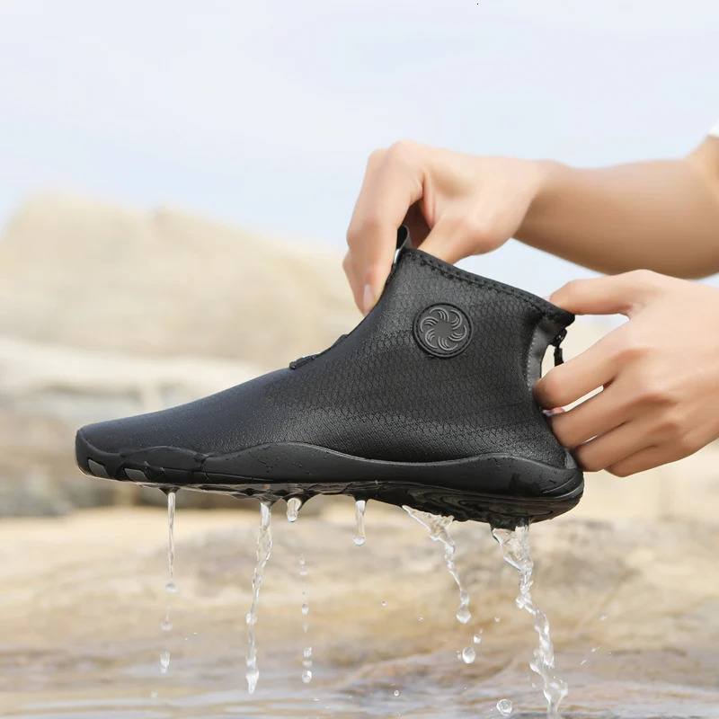 Men Aqua Shoes Women Diving Socks Barefoot Swimming Water Shoes Upstream Beach Wading Sports Sneakers For Fitness Yoga Surfing 260920 - view 3
