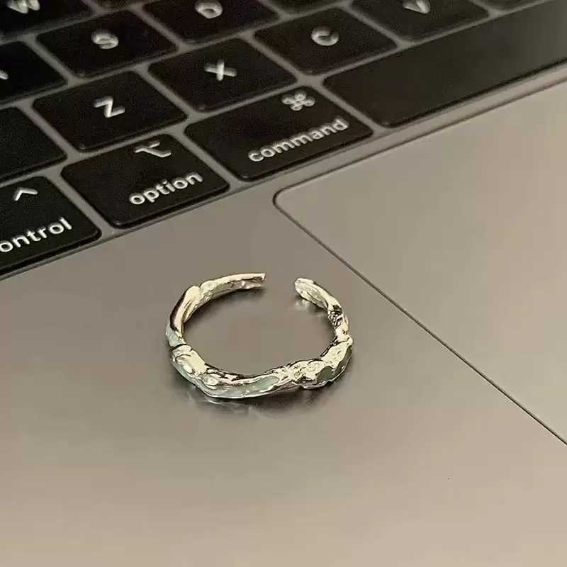 Rings 925 Sterling Silver Band Luxury Quality Jewelry Irregular Drop Glue Adjustable Rings For Women Accessories Jewellery Argent 925 N260924 - view 4