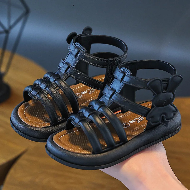 1-10Y Baby Girls Sandals Summer Children's Cool Fashion Princess Cute Versatile Shoes for Students Flat Sandal Casual Shoe 260923 - view 4