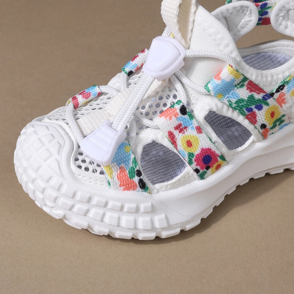 Summer Children Sandals For Girls Mesh Breathable Kids Sport Shoes Soft Sole Toddler Girls Beach Sandals EU 21-30 260922 - view 6