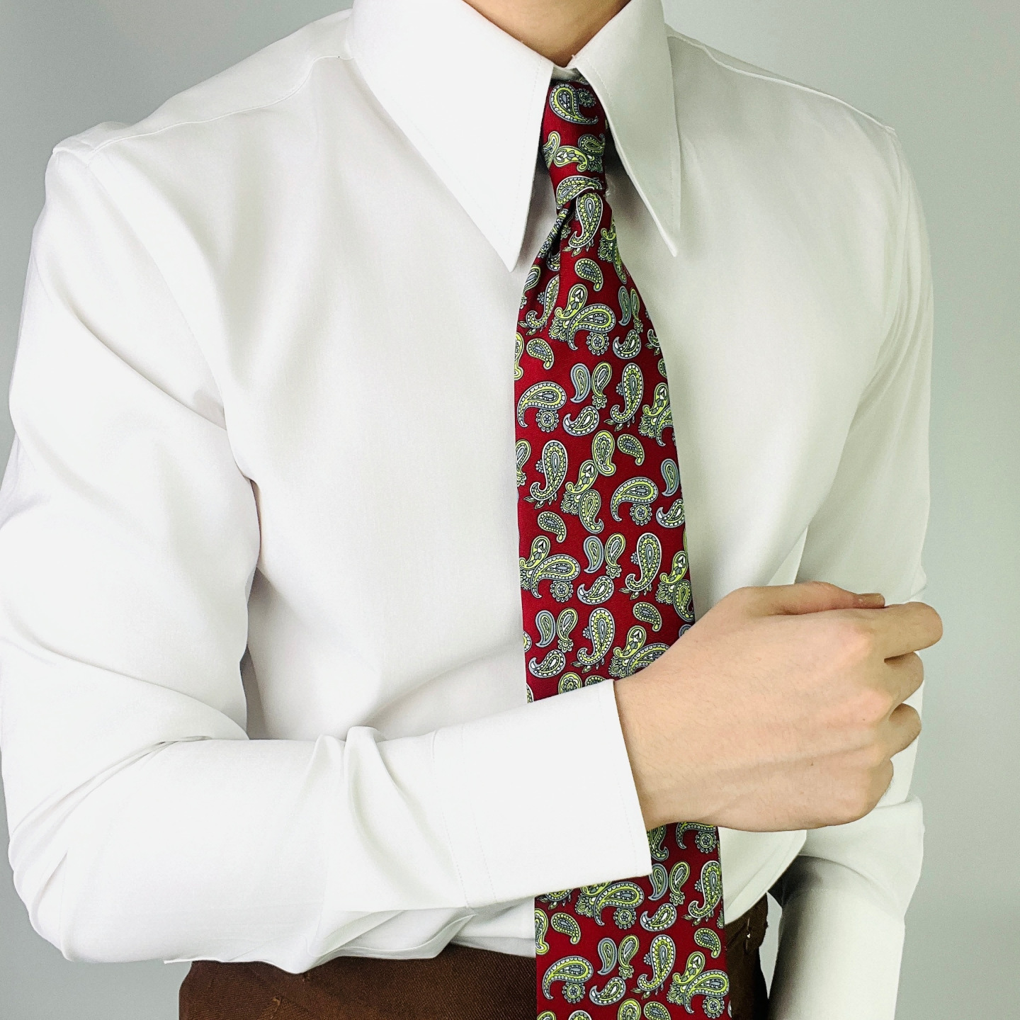 2025 New High Quality Spread Collar Men's Shirt Wrinkle-Free Long Sleeve Slim Fit Business Casual Vintage Office Wear Men Shirts