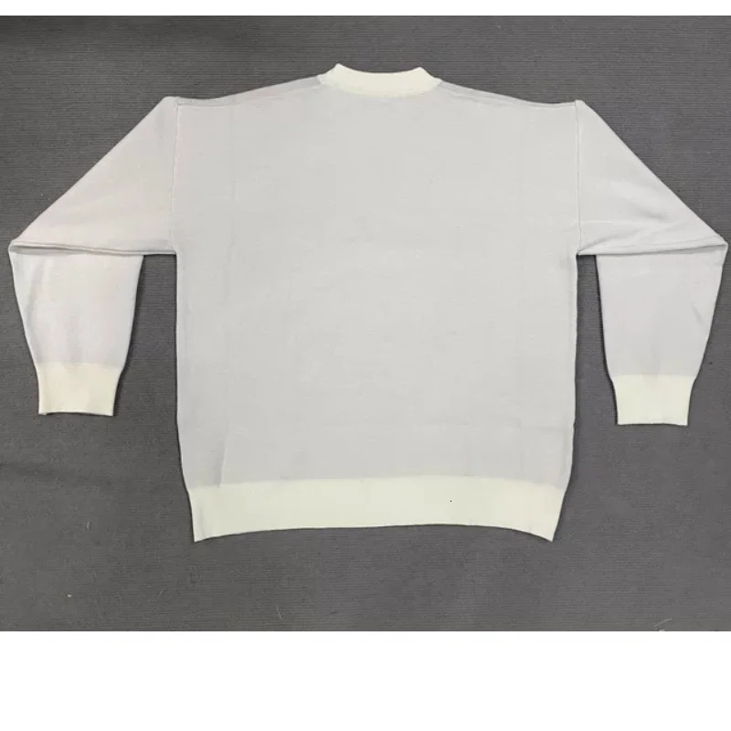 Hip hop street fashion versatile unisex round neck casual mask abstract men's print sweater loose sportswear knitted top couple 260921 - view 4