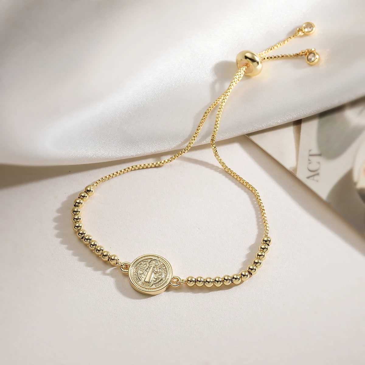 Gold Bangle 2027 New Arrival Color Beads Chain Bracelets For Wen Party Jewelry N260924 - view 5