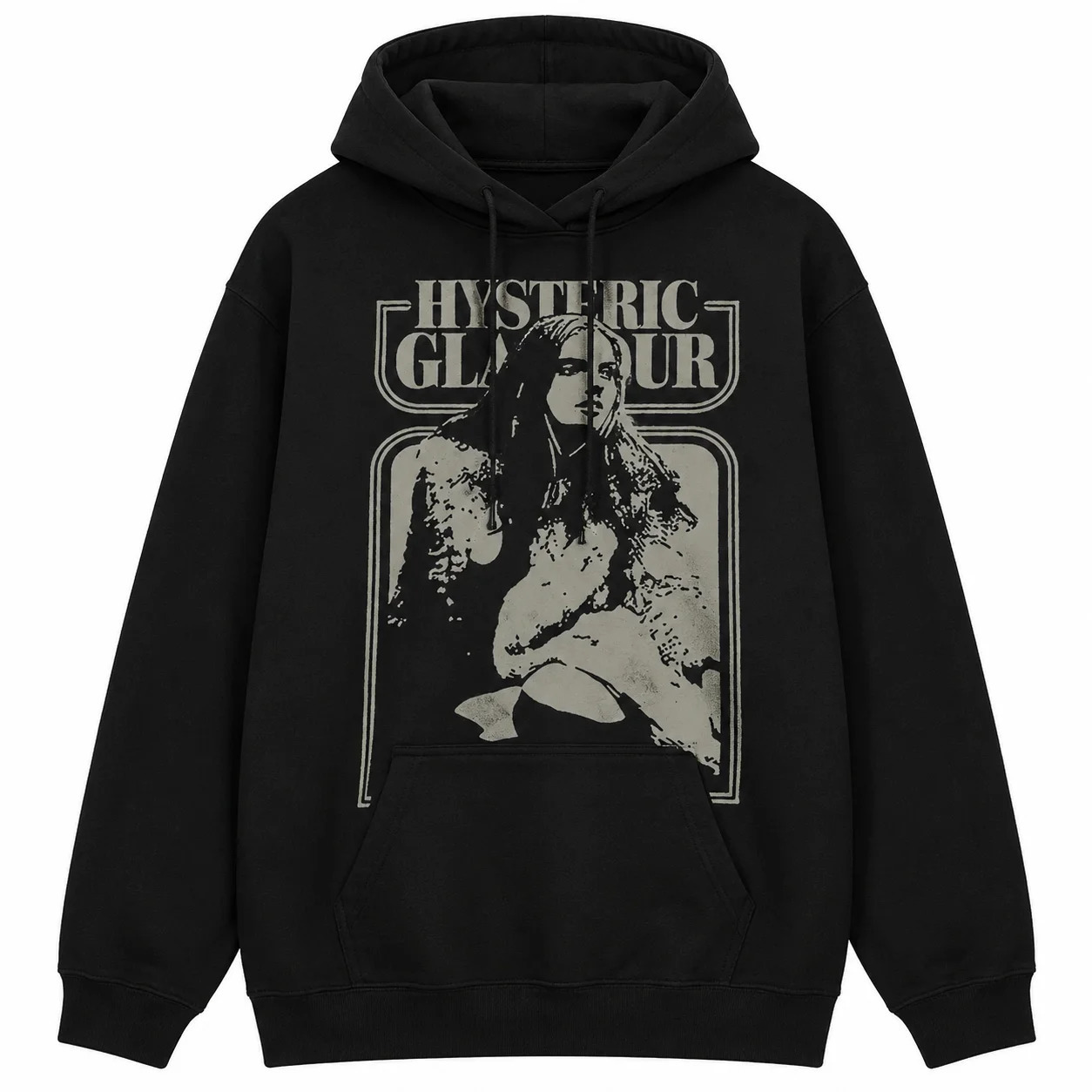 Hysteric Glamour Printed Cotton Hoodie 2026 High Quality Unisex Streetwear Sweatshirt Top Men and Women Vintage Y2K 260922