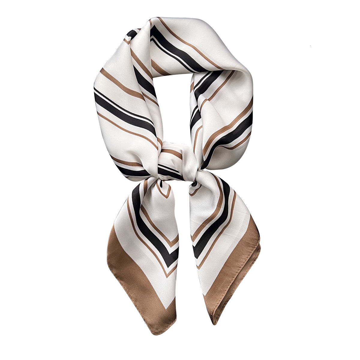 70cm small square scarf, new stylish silk scarf spring summer, perfect pairing with shirts, T-shirts, shawl, or as a decorative accessory for bags and - view 6