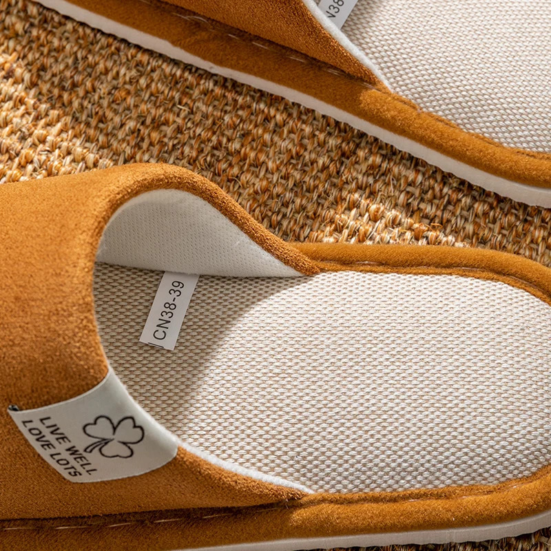 Men's Spring Summer Breathable Slippers Non-Slip Indoor House Shoes Couples Soft Sole Open-Toe Slippers for All Seasons Home Use 260918 - view 7