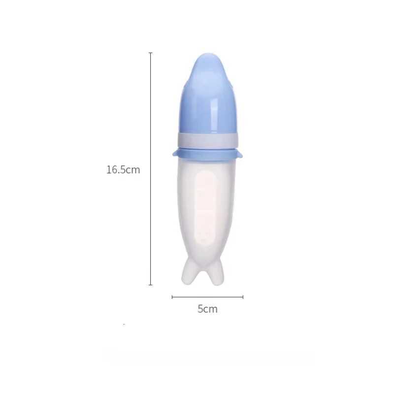 Feeding Other Baby Baby Feeding Bottle Dolphin Silicone Rice Cereal Spoon Newborn Tableware Baby Goods Feeding Spoon Infant Utensils C2609231 - view 5