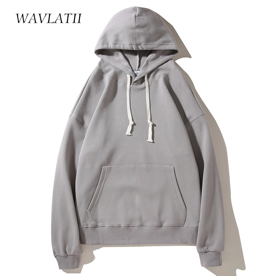 WAVLATII Women White Hoodie Female Oversized Casual Pique Fabric Hoody Lady Light Green Hooded Tops for Spring Autumn WH2395 260924 - view 7