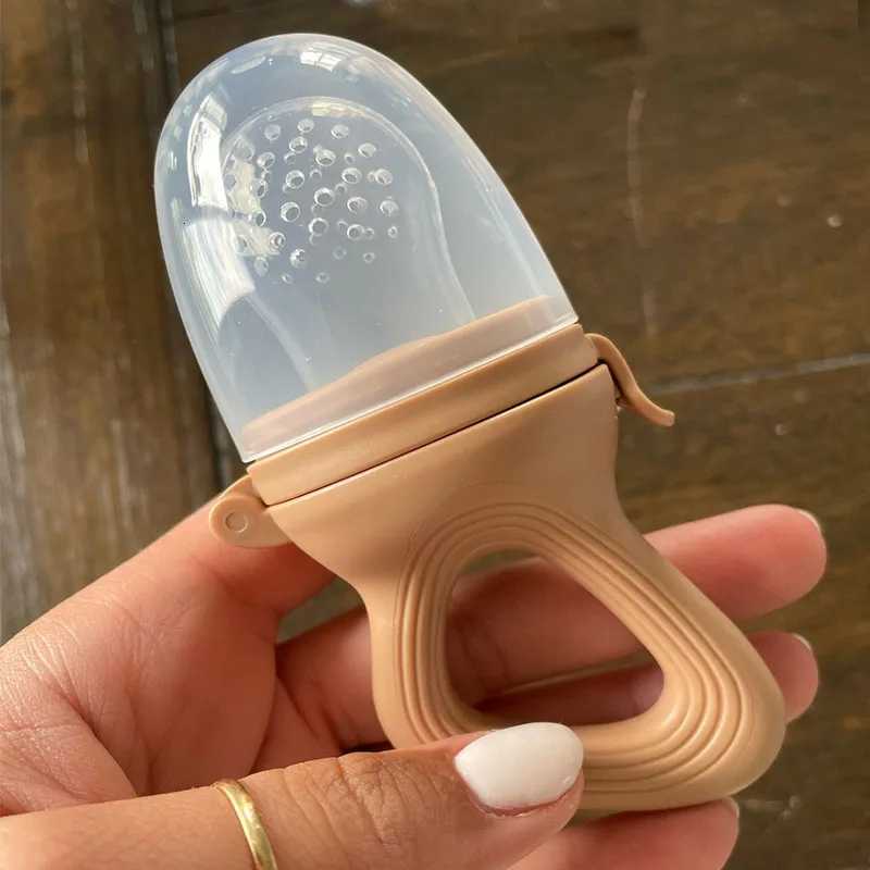Feeding Other Baby Silicone Baby Fruit Feeder Baby Pacifier Food Vegetable Supplement Soother Infant Nibber Teether with Cover Baby Feeding Items C260 - view 6