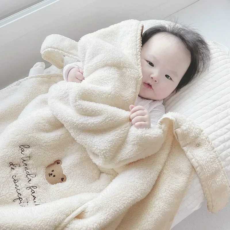 Backpacks Carriers Slings Baby Carrier Baby Carrier Ergonomic Soft Baby Blanket Coral Fleece Quilt Winter Windproof Warm Kids Blankets C2609221 - view 4