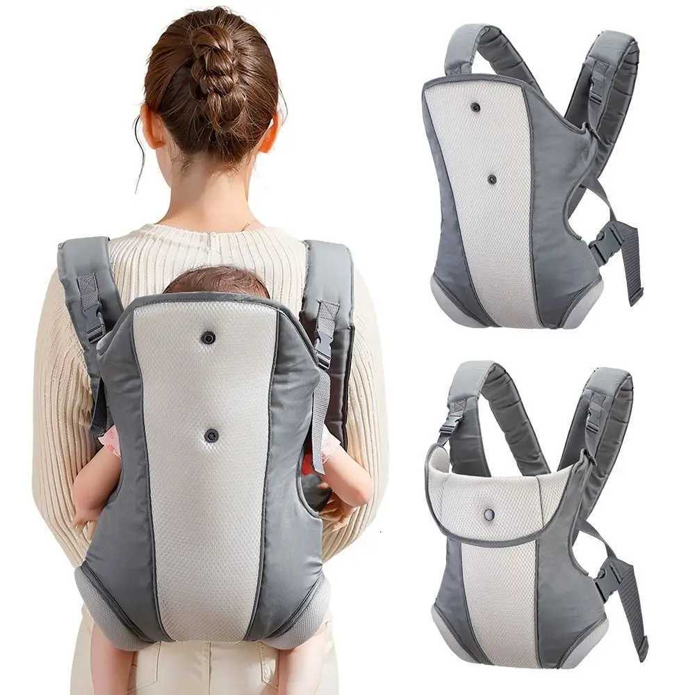 Backpacks Carriers Slings Ergonomic Newborn Kangaroo Wrap Easily Adjustable 4-In-1 Infant Strap Sling Breathable Hipseat Waist Belt Baby Backpack Todd - view 4