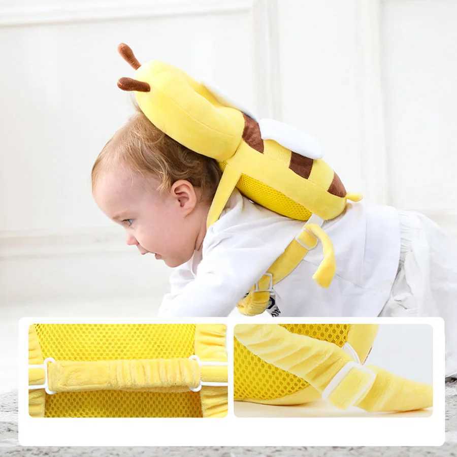 Slings Backpacks Carriers 1PCS Children's Anti-Fall Pillow Baby Toddler Head Pillow Breathable Pillow Learning To Walk Head Protection Pad Head P - view 4