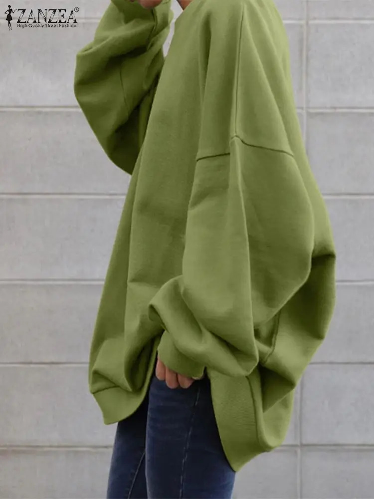 ZANZEA Streetwear Long Sleeve Pullover Tops Women Autumn Loose Oversize Hoodies Korean Fashion Casual Sweatshirts 260924 - view 5