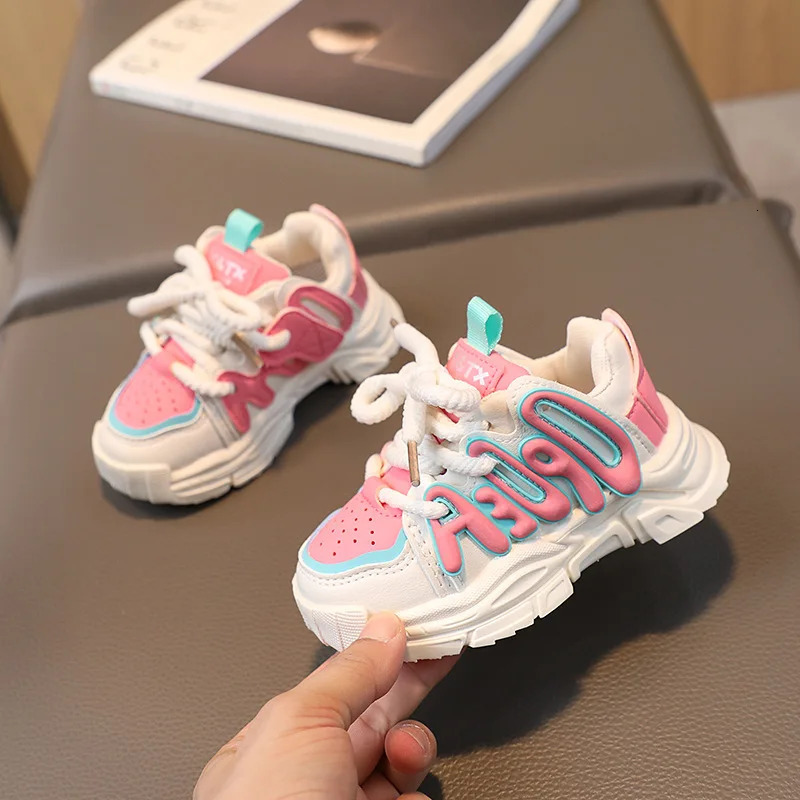 Children's Sneakers Autumn Spring Boys Breathable Sport Shoes Girls Non-slip Casual Running Sneakers Toddler First Walking Shoes 260922 - view 4