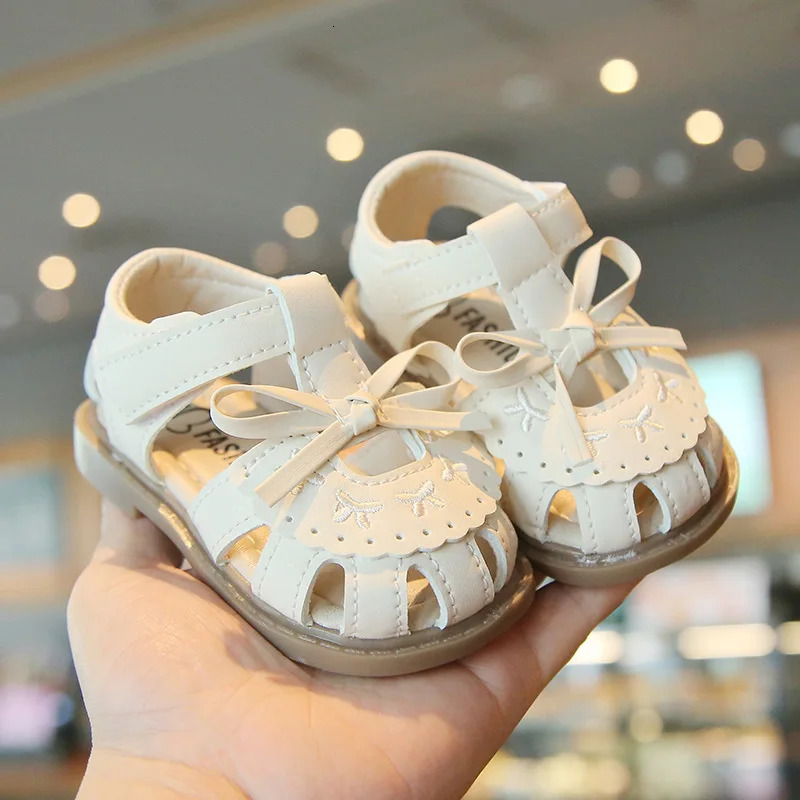 Summer Baby Girls Sandals Cut-Outs Lace Princess Shoes Children Sandals Anti Slip Soft Sole Toddler Kids Beach Shoes Size 15-25 260923 - view 3