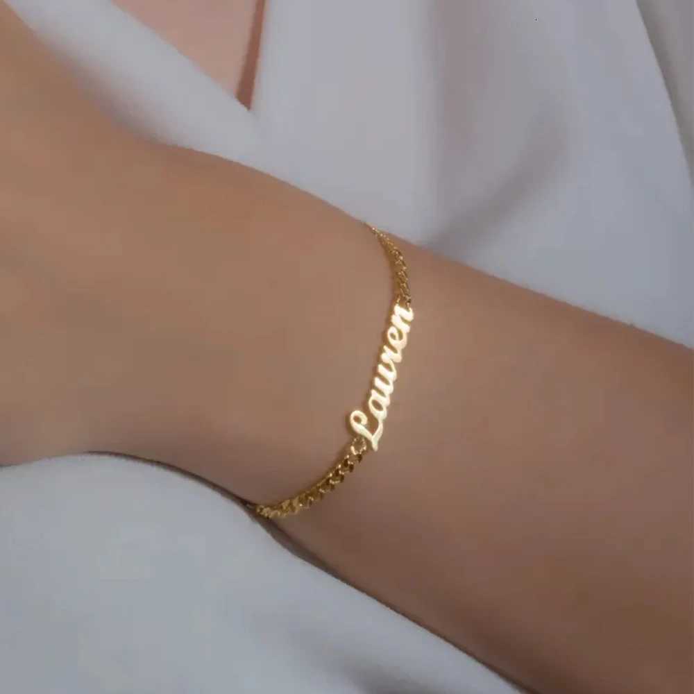 Custi Bangle Steel EMANCO Stainl Wen's Name Bracelet Gold-plated Fashion Jewelry Gift port Generation Shipment N260924 - view 5