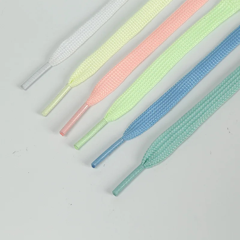 1Pair 120cm Luminous Shoelaces Flat Laces Fashion Sneakers Elastin Shoe Laces Color Fluorescent Shoestrings Shoe Accessories 260924 - view 7