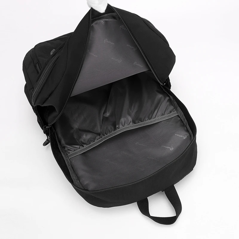 Large Capacity Casual Commuter Travel Unisex Backpack MultiPocket Lightweight Laptop Bag Student Bookbag Nylon Material 260924 - view 4