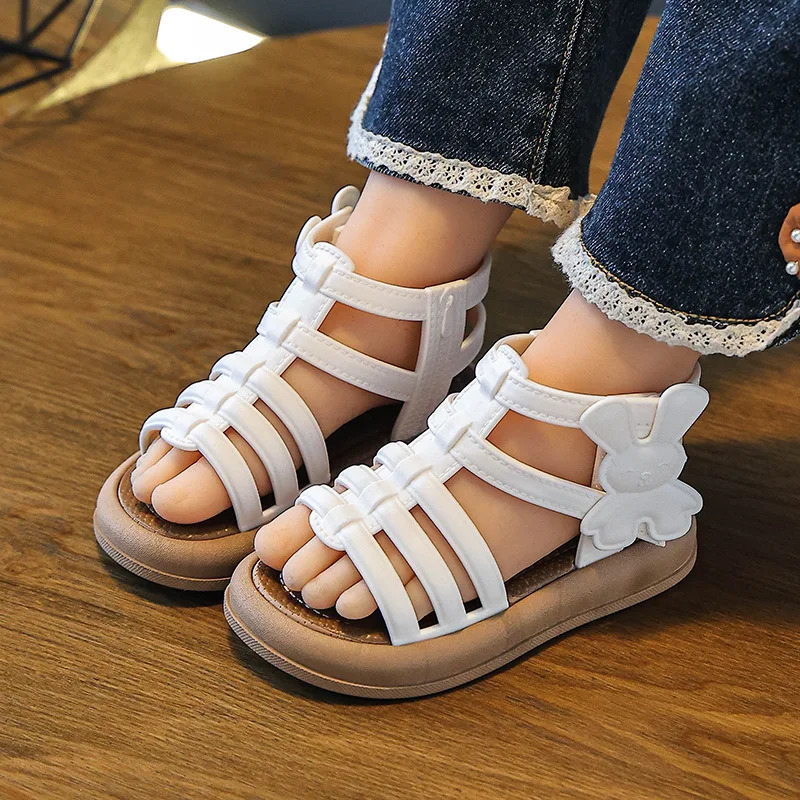 1-10Y Baby Girls Sandals Summer Children's Cool Fashion Princess Cute Versatile Shoes for Students Flat Sandal Casual Shoe 260923 - view 6